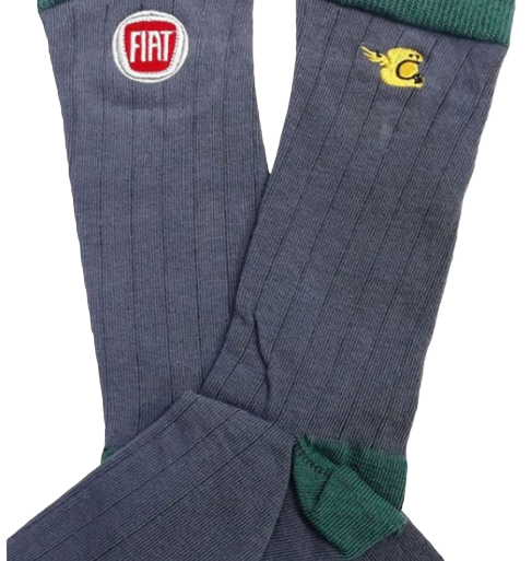 Ejemplo de regalo de calcetines personalizados con bordado de logoti